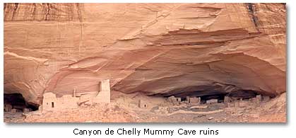 Mummy cave ruins